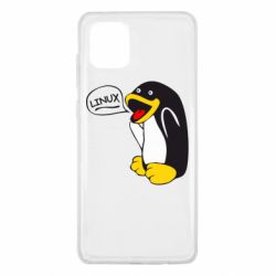Чехол для Samsung Note 10 Lite Пингвин Линукс - PrintSalon