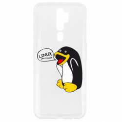 Чехол для Oppo A5/A9 2020 Пингвин Линукс - PrintSalon