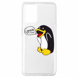 Чехол для Oppo A74 4G Пингвин Линукс - PrintSalon