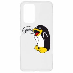 Чехол для Xiaomi Redmi Note 10 Pro Пингвин Линукс - PrintSalon