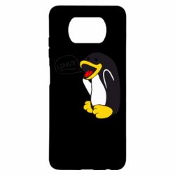 Чехол для Xiaomi Poco X3 Пингвин Линукс - PrintSalon