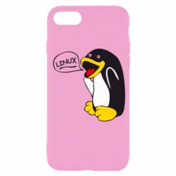 Чехол для iPhone SE 2022 Пингвин Линукс - PrintSalon