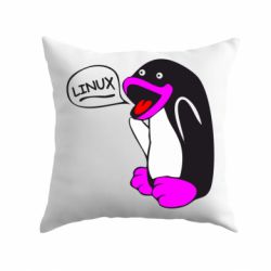 Подушка Пингвин Линукс - PrintSalon