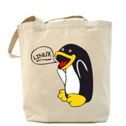 Эко-сумка Пингвин Линукс - PrintSalon