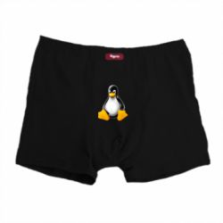 Трусы-боксеры Пингвин Linux - PrintSalon