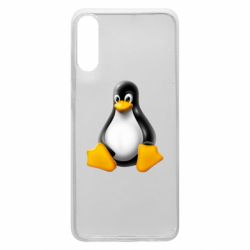 Чехол для Samsung A70 Пингвин Linux - PrintSalon