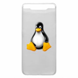 Чехол для Samsung A80 Пингвин Linux - PrintSalon