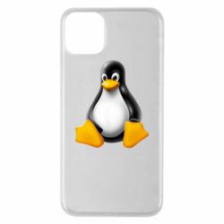 Чехол для iPhone 11 Pro Max Пингвин Linux