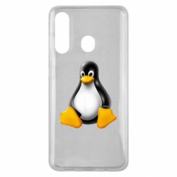 Чехол для Samsung M40 Пингвин Linux - PrintSalon