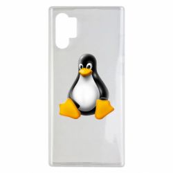 Чехол для Samsung Note 10 Plus Пингвин Linux - PrintSalon