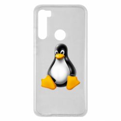 Чехол для Xiaomi Redmi Note 8 Пингвин Linux - PrintSalon