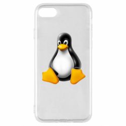 Чехол для iPhone SE 2020 Пингвин Linux - PrintSalon