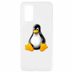 Чехол для Samsung A32 4G Пингвин Linux