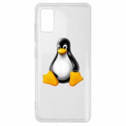 Чехол для Samsung A41 Пингвин Linux - PrintSalon