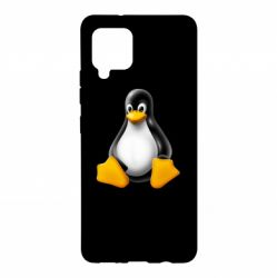 Чехол для Samsung A42 5G Пингвин Linux - PrintSalon