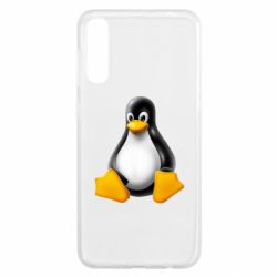 Чехол для Samsung A50 Пингвин Linux - PrintSalon