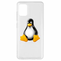 Чехол для Samsung A51 Пингвин Linux - PrintSalon