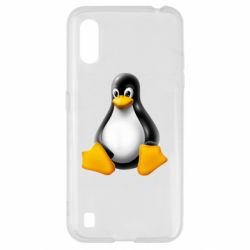 Чехол для Samsung A01/M01 Пингвин Linux - PrintSalon