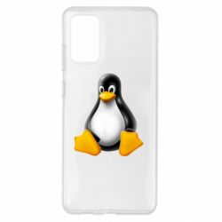 Чехол для Samsung S20+ Пингвин Linux - PrintSalon