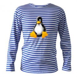 Тельняшка с длинным рукавом Пингвин Linux-PrintSalon Тельняшка с длинным рукавом Пингвин Linux