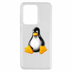 Чехол для Samsung S20 Ultra Пингвин Linux - PrintSalon