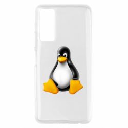 Чехол для Huawei P Smart 2021 Пингвин Linux - PrintSalon