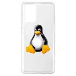 Чехол для Oppo A74 4G Пингвин Linux - PrintSalon