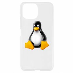 Чехол для Xiaomi Mi11 Lite Пингвин Linux