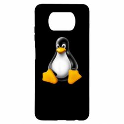 Чехол для Xiaomi Poco X3 Пингвин Linux