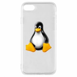 Чехол для iPhone 8 Пингвин Linux - PrintSalon