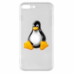 Чехол для iPhone 8 Plus Пингвин Linux - PrintSalon