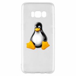 Чехол для Samsung S8 Пингвин Linux
