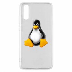 Чехол для Huawei P20 Пингвин Linux - PrintSalon