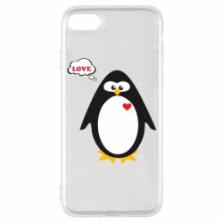 Чохол для iPhone 7 Пінгвін хлопчик - PrintSalon