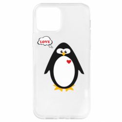 Чохол для iPhone 12 Пінгвін хлопчик - PrintSalon
