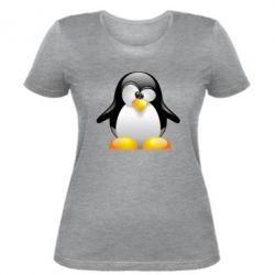 Женская футболка Пингвинчик - PrintSalon