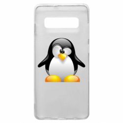 Чехол для Samsung S10+ Пингвинчик - PrintSalon