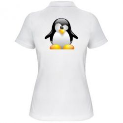 Женское поло Пингвинчик - PrintSalon