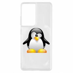 Чехол для Samsung S21 Ultra Пингвинчик - PrintSalon