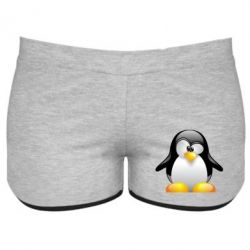 Женские шорты Пингвинчик - PrintSalon