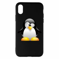 Чехол для iPhone X/Xs Пингвинчик - PrintSalon