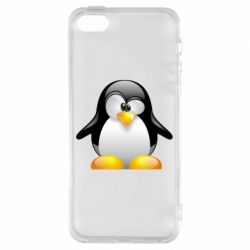 Чехол для iPhone5/5S/SE Пингвинчик - PrintSalon