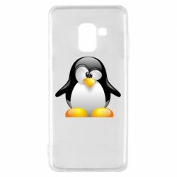 Чехол для Samsung A8 2018 Пингвинчик