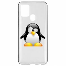 Чехол для Samsung A21s Пингвинчик - PrintSalon