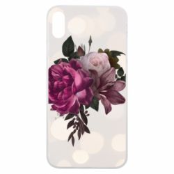 Чохол для iPhone Xs Max Pink flowers - PrintSalon