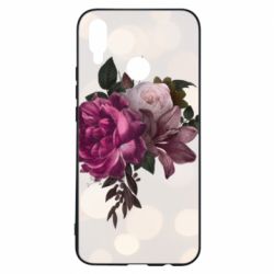 Чохол для Huawei P Smart Plus 2018 Pink flowers - PrintSalon
