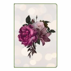 Блокнот з принтом Pink flowers - PrintSalon