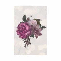 Рушник з принтом Pink flowers - PrintSalon