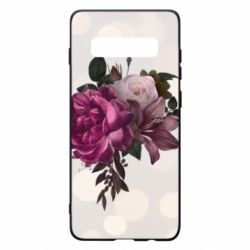 Чохол для Samsung S10+ Pink flowers - PrintSalon