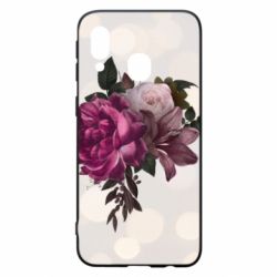 Чохол для Samsung A40 Pink flowers - PrintSalon